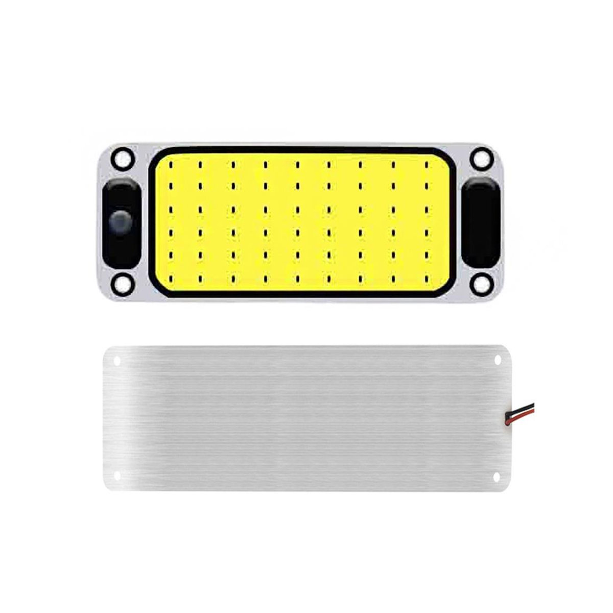 Techmade Superhelle COB LED-Innenraumleuchte für LKW, Auto und Boote, Kaltweiß, 54 LEDs, 12-24V, B: 15 cm, H: 6 cm - Bild 4