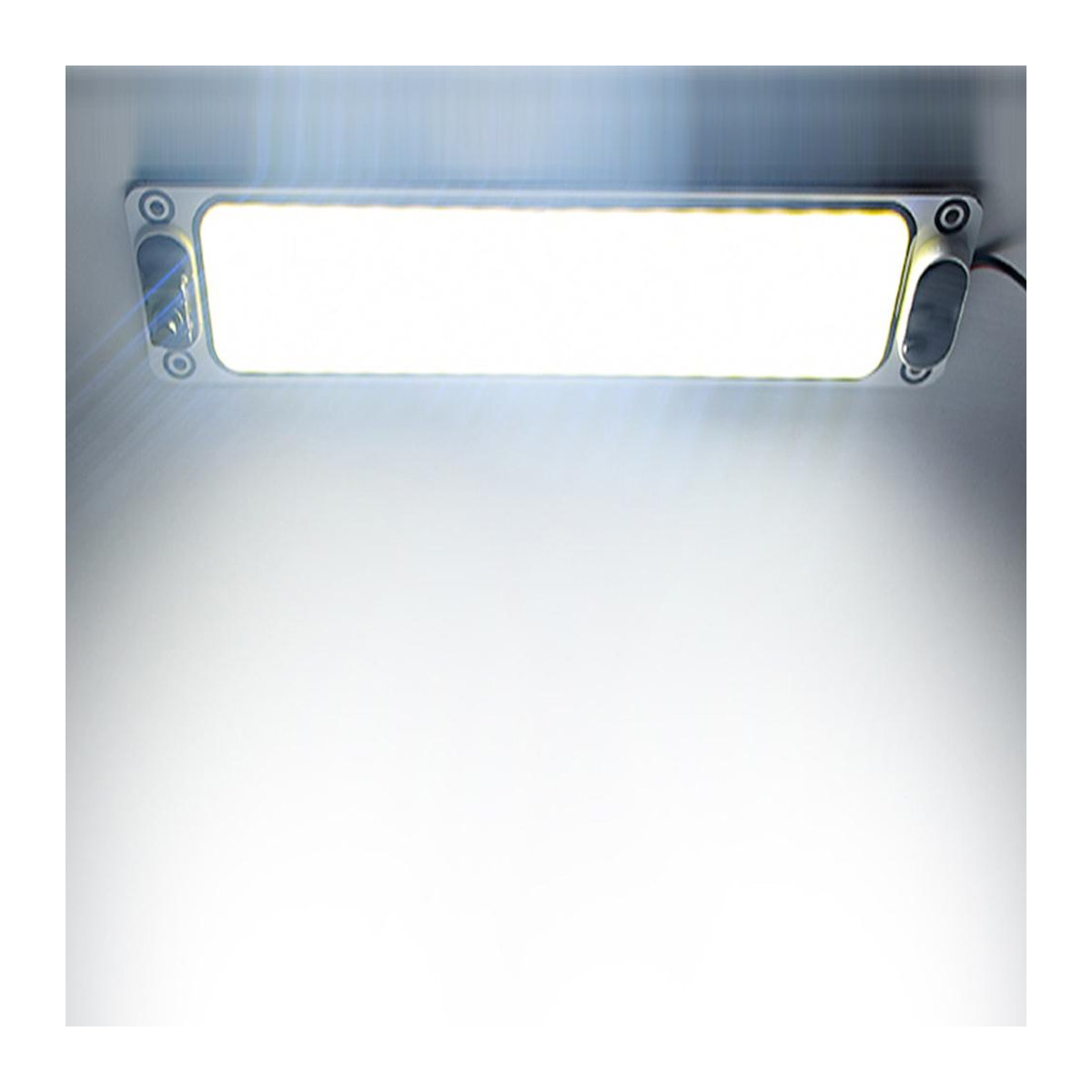 Techmade Superhelle COB LED-Innenraumleuchte für LKW, Auto und Boote, Kaltweiß, 54 LEDs, 12-24V, B: 15 cm, H: 6 cm - Bild 5