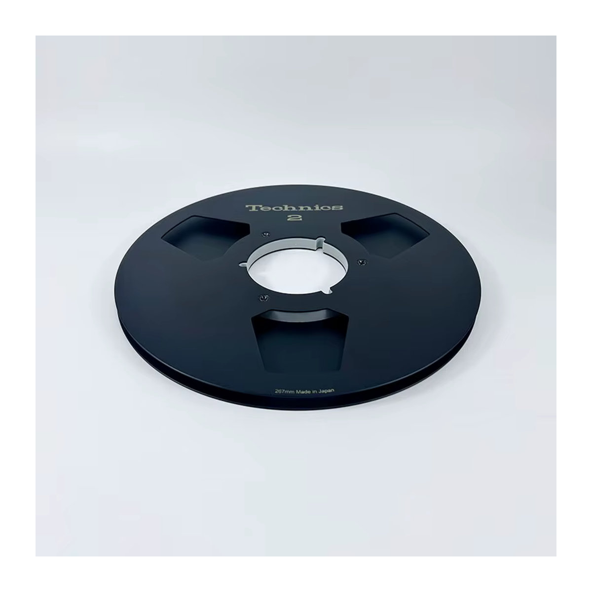 Technics RP-10A Leere Spule in Schwarz aus Metall für Spulen-zu-Rollen-Recorder - Bild 3