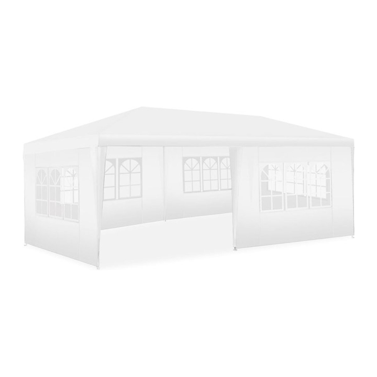 tectake Pavillon mit Stecksystem, wasserdicht und UV-Schutz, B/T: 6 x 3 m - Bild 1