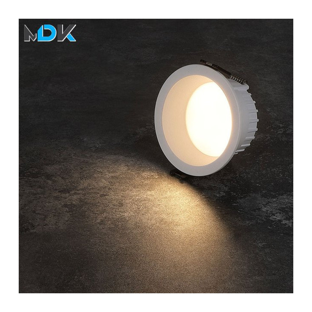 Teetealy LED Einbaustrahler Anti Glare in Weiß, dimmbar, 15W - Bild 1