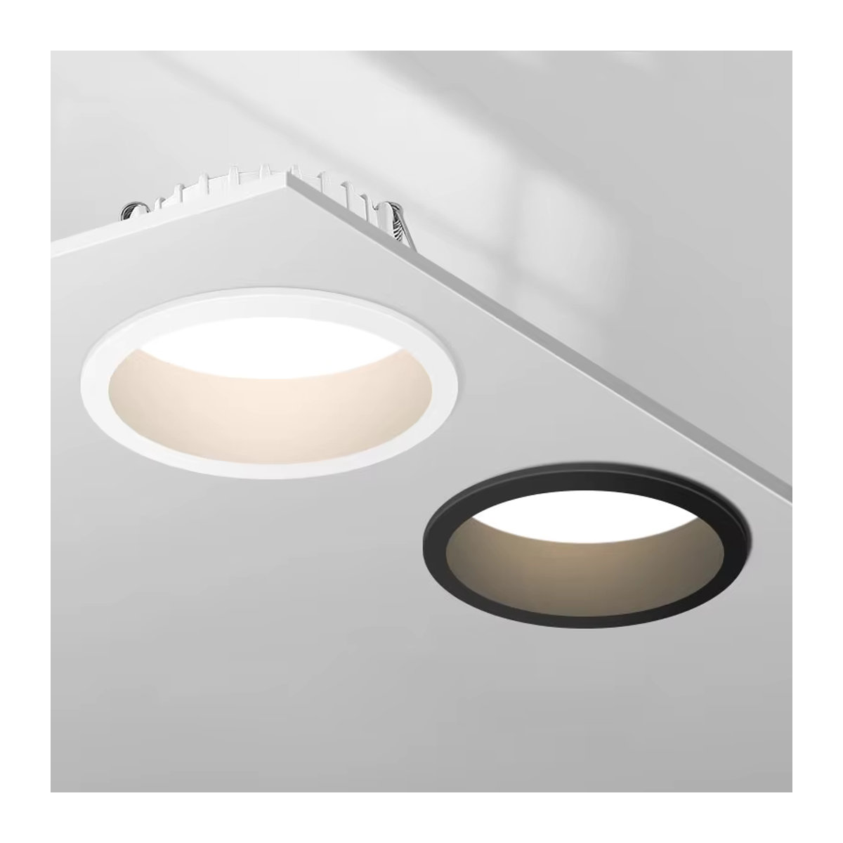 Teetealy LED Einbaustrahler Anti Glare in Weiß, dimmbar, 15W - Bild 4