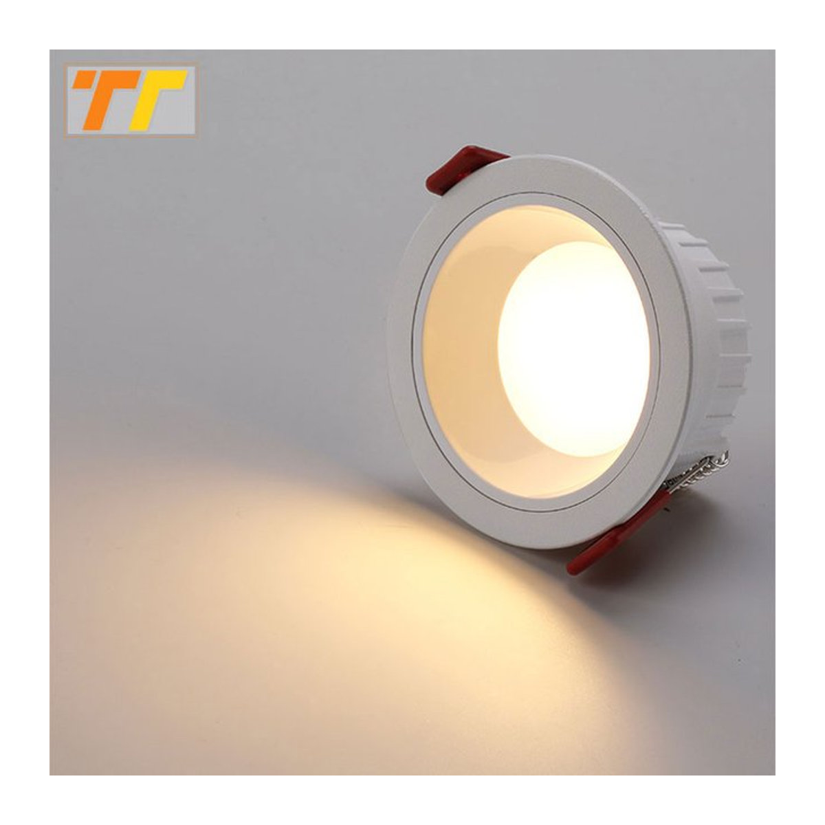 Teetealy LED Einbaustrahler Weiß Minimalistisch Dimmbar 24 W - Bild 1