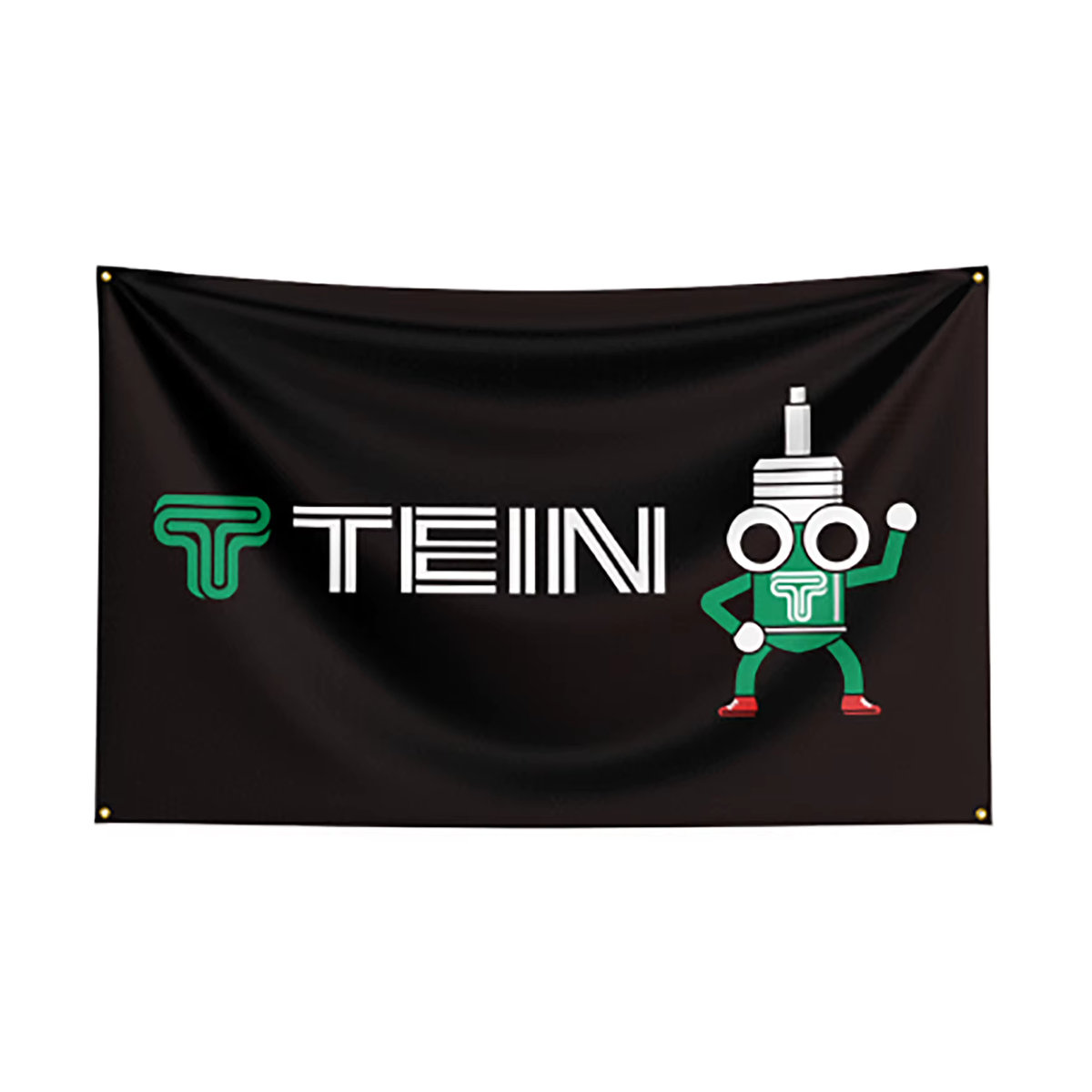 Teins Rennwagen-Banner aus Polyester in Schwarz, B/H: 60 x 90 cm - Bild 2