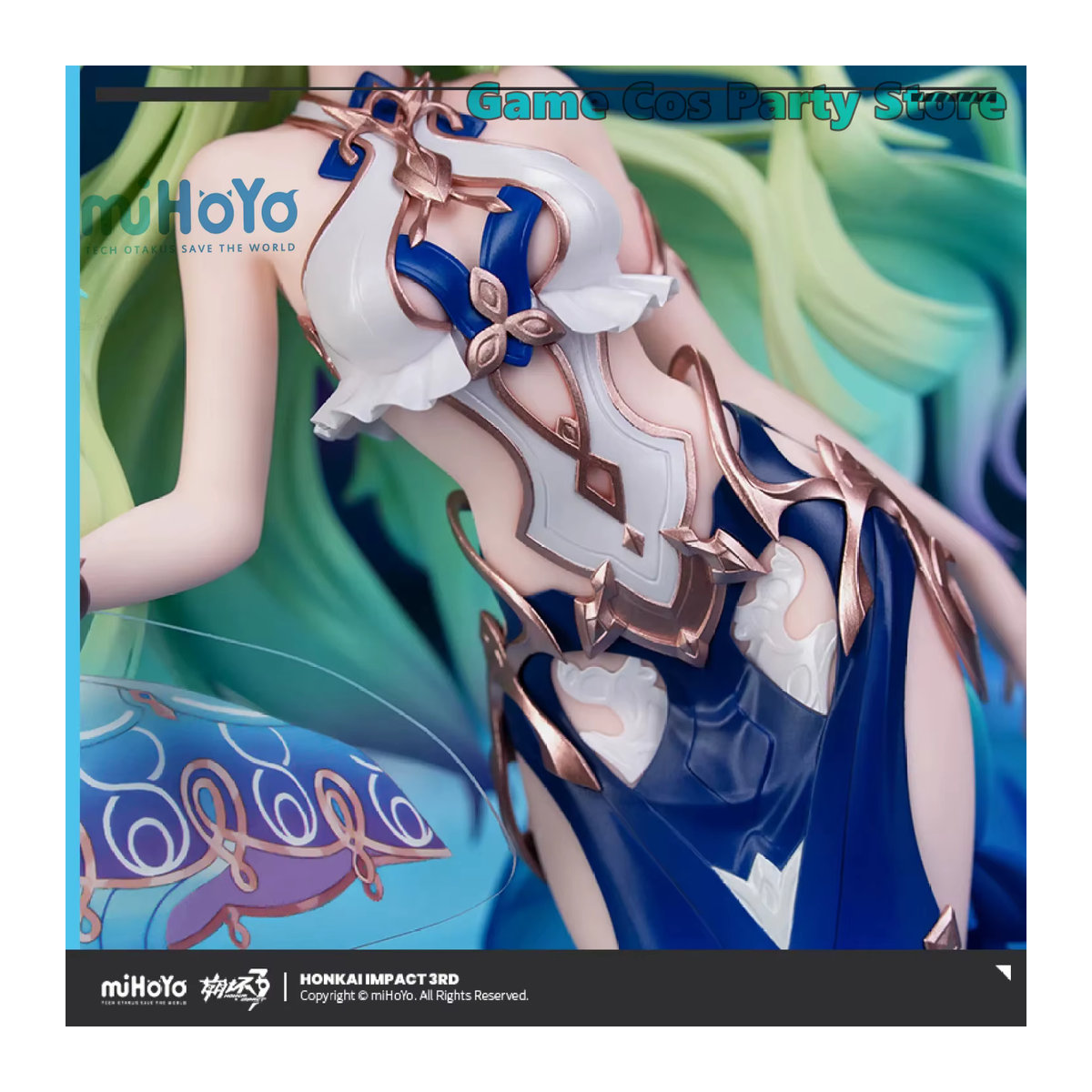 TENNYALEN Honkai Impact 3rd Mobius Daughter of Corals Ver. 1/8 Anime Figur Mehrfarbig - Bild 4