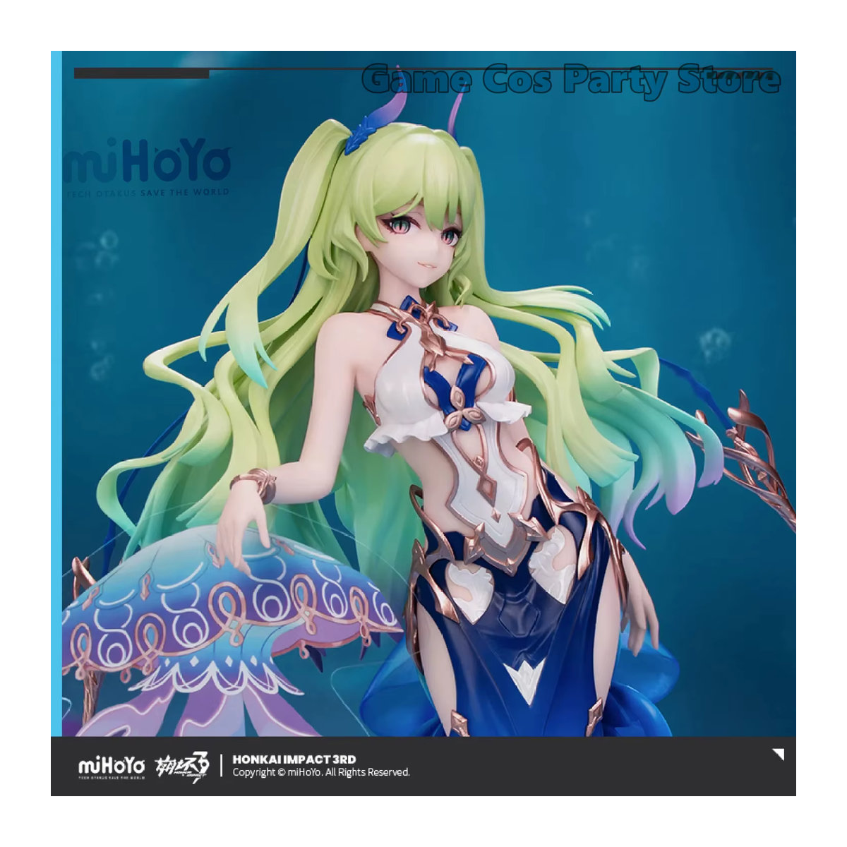 TENNYALEN Honkai Impact 3rd Mobius Daughter of Corals Ver. 1/8 Anime Figur Mehrfarbig - Bild 6