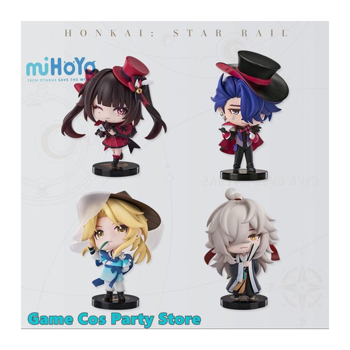 TENNYALEN Honkai Star Rail Anime-Figuren Medaillenserie aus PVC, mehrfarbig - Bild 1