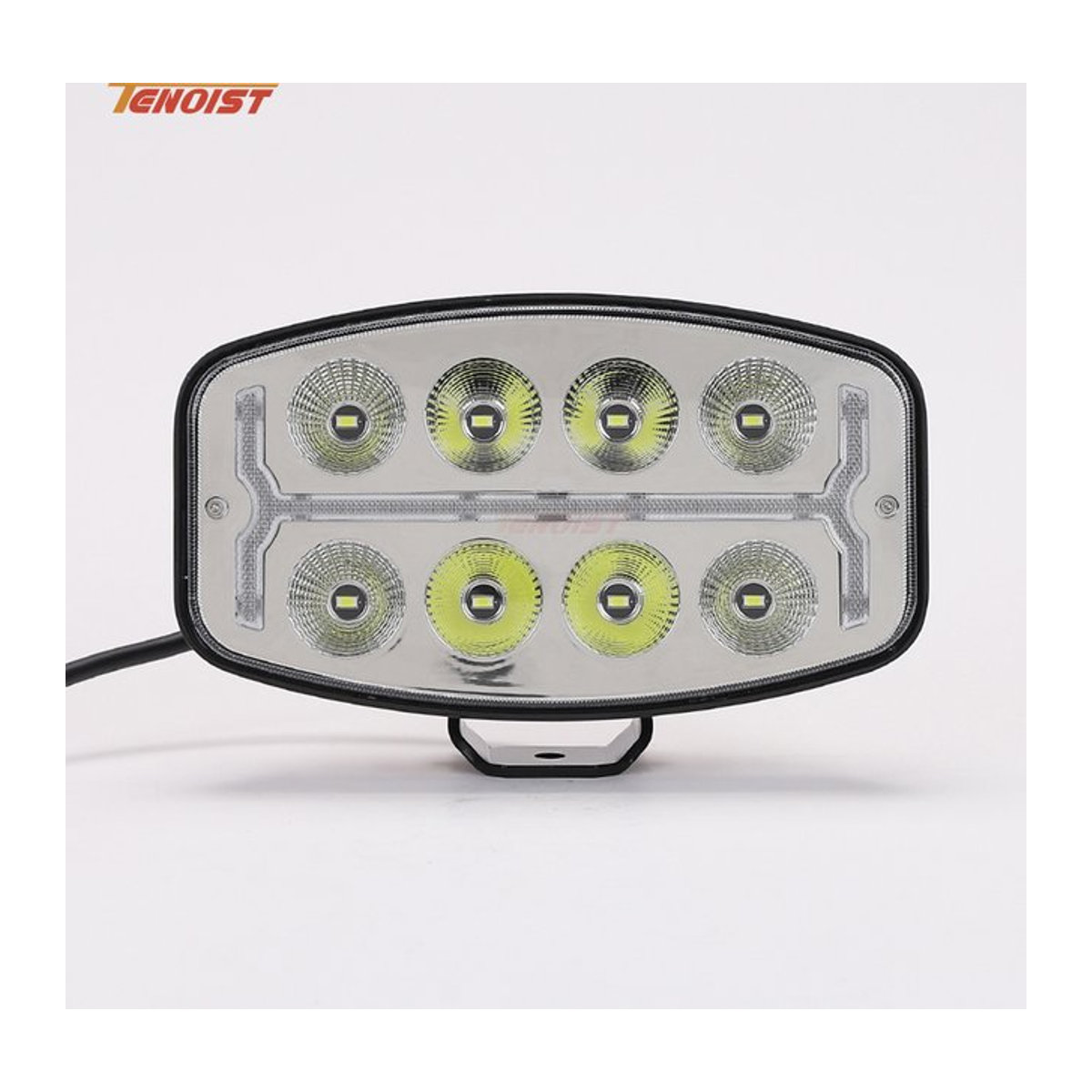 TENOIST LED Arbeitskopflicht 9,6 Zoll mit weiß-gelbem DRL-Spot für LKW, BUS und Anhänger, 12–85 V DC - Bild 1