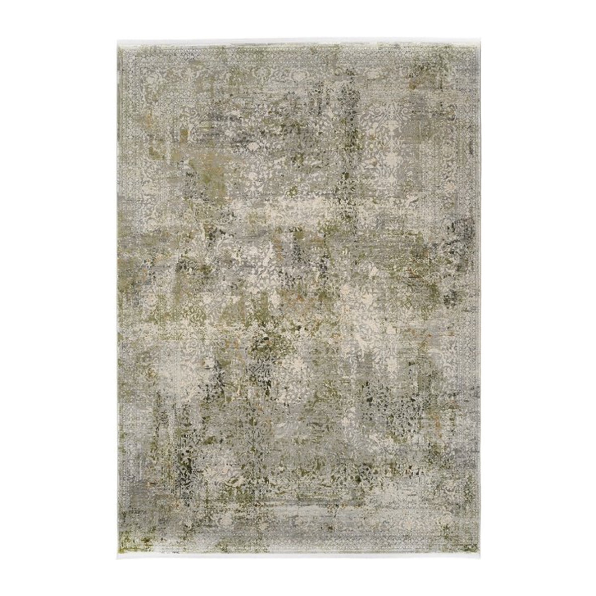 Teppich LOTUS in Grau und Grün - Bild 1