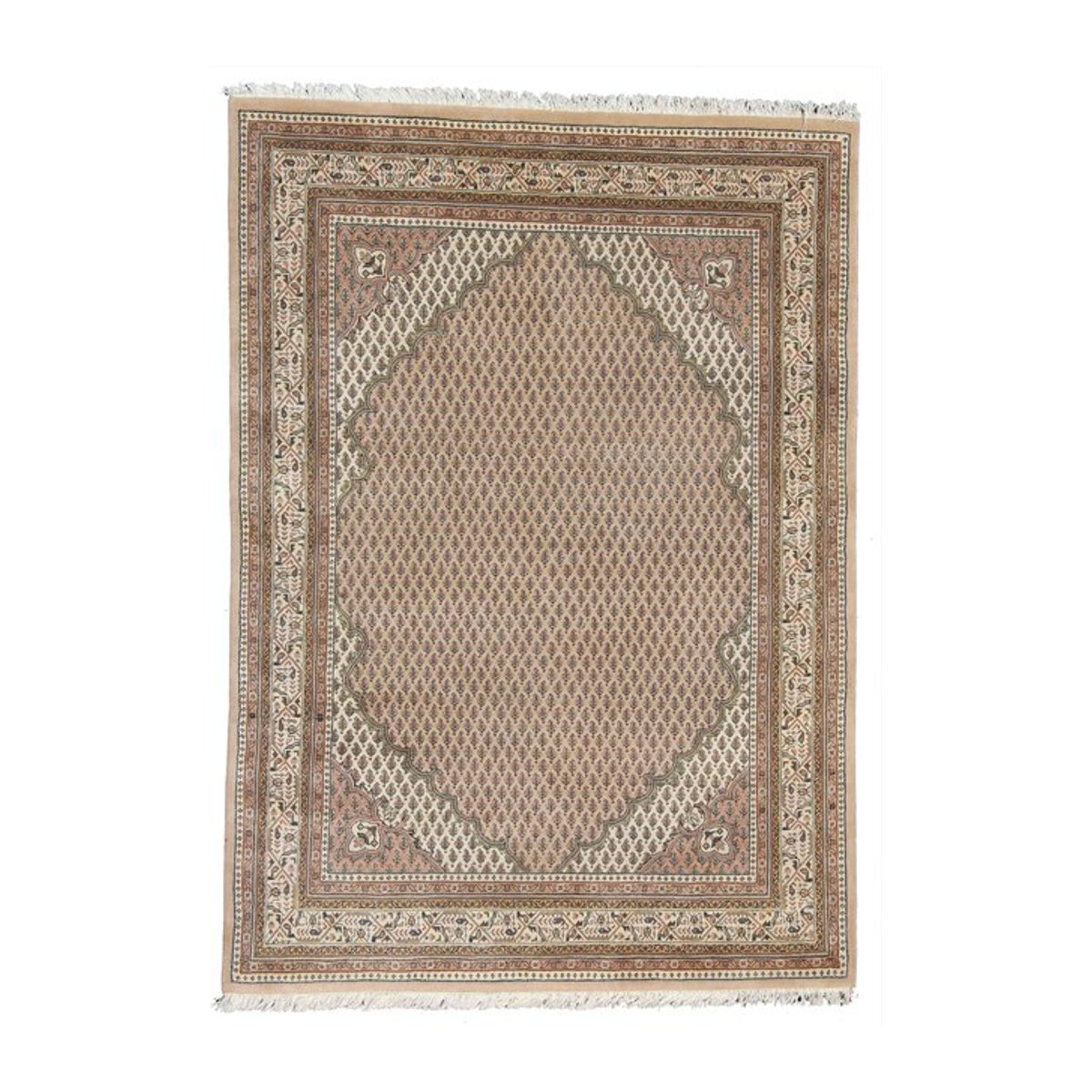 Teppich MIR CORNER von THEKO in Creme, Beige und Mehrfarbig, Knotted-Stil - Bild 1