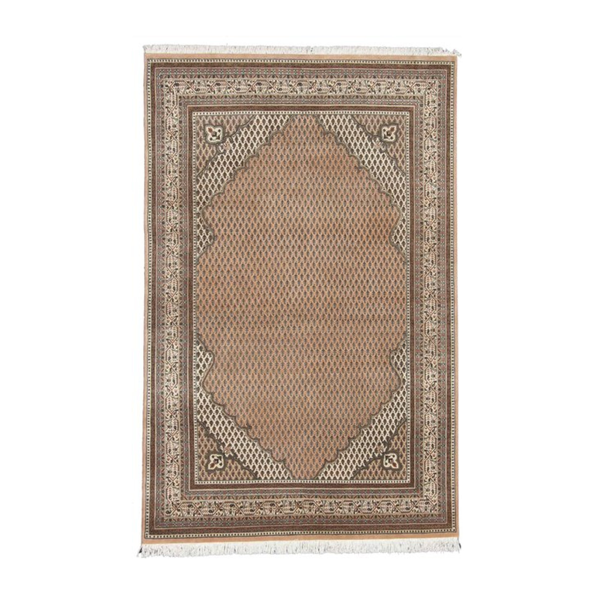 Teppich MIR CORNER von THEKO in Pink, Creme und Braun - Bild 1