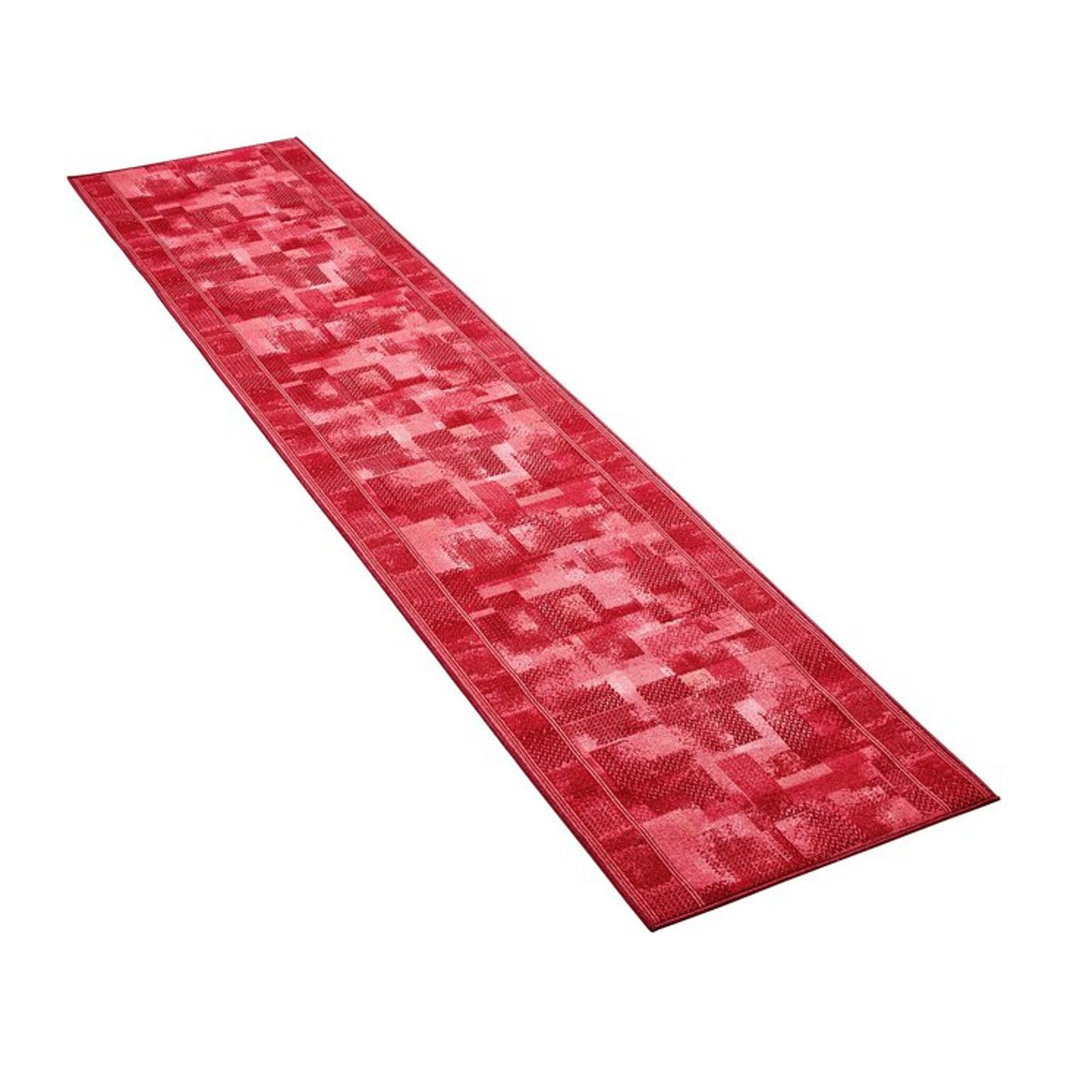 Teppich Tetris von Moderne Hausfrau in Rot - Bild 1