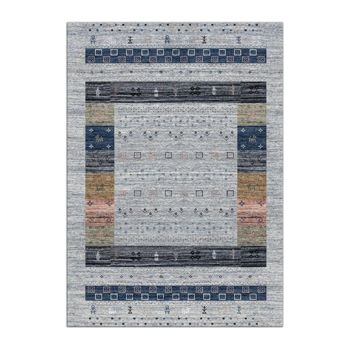 Teppich THEKO NEW YORK SUPER 2499 in Blau und Grau - Bild 1