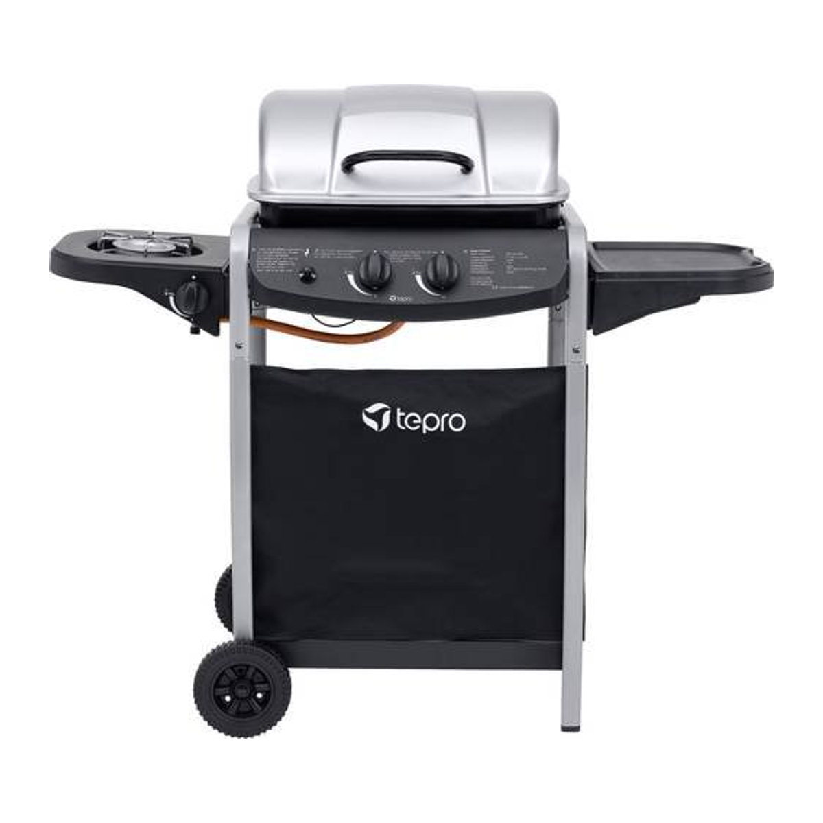 Tepro Fremont Gasgrill mit 2 Brennern in Schwarz und Silber - Bild 2