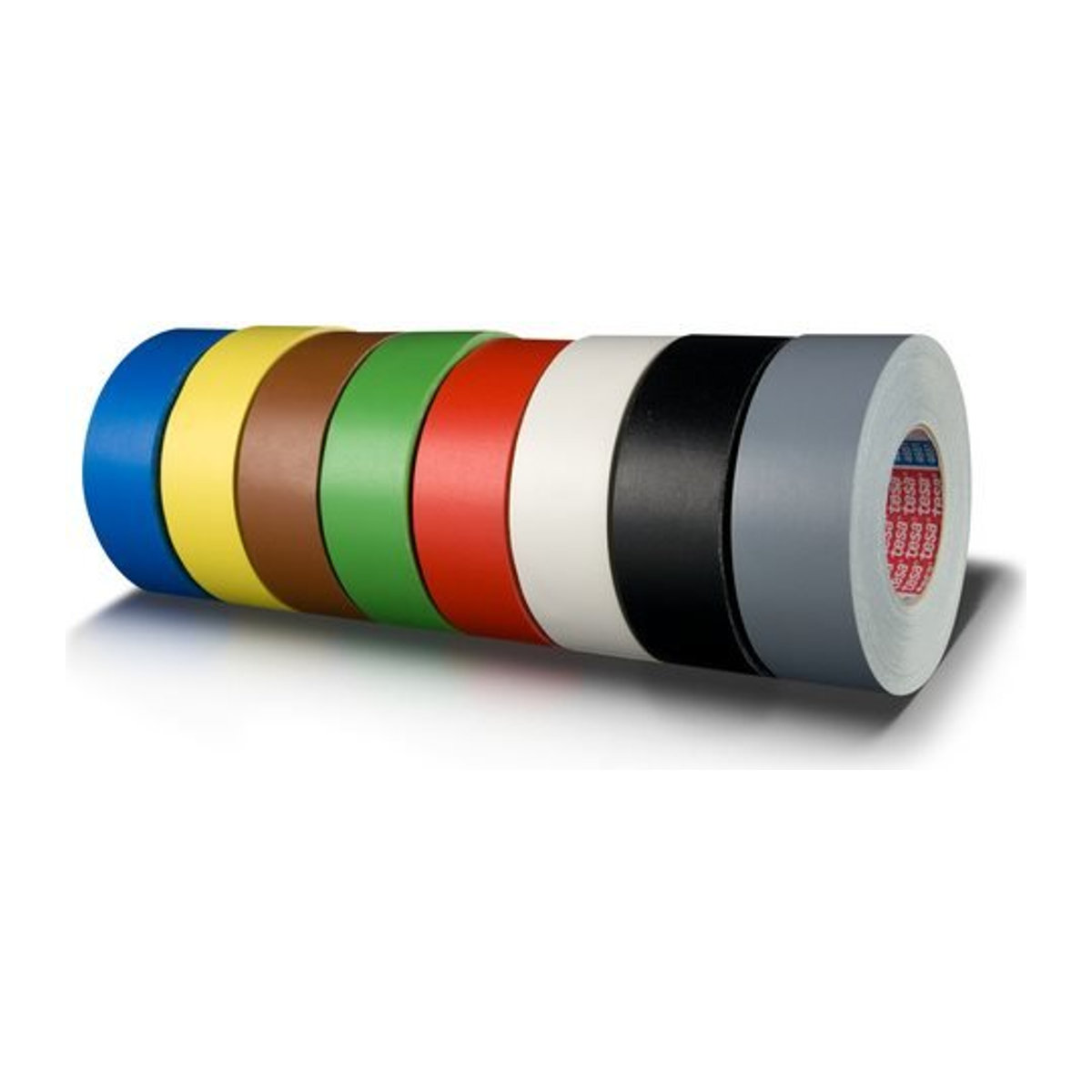 tesa Gewebeband 4651 Premium rot mit Kunststoffbeschichtung, Breite: 19 mm, Länge: 50 m - Bild 1