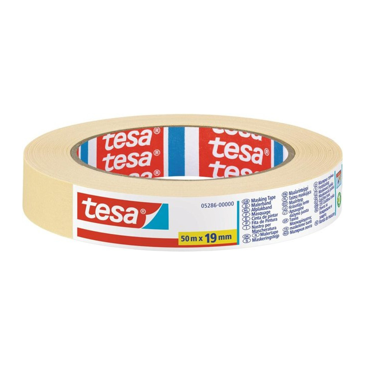 tesa Malerband Universal Kreppband in Beige und Braun, Breite: 19 mm, Länge: 50 m - Bild 2