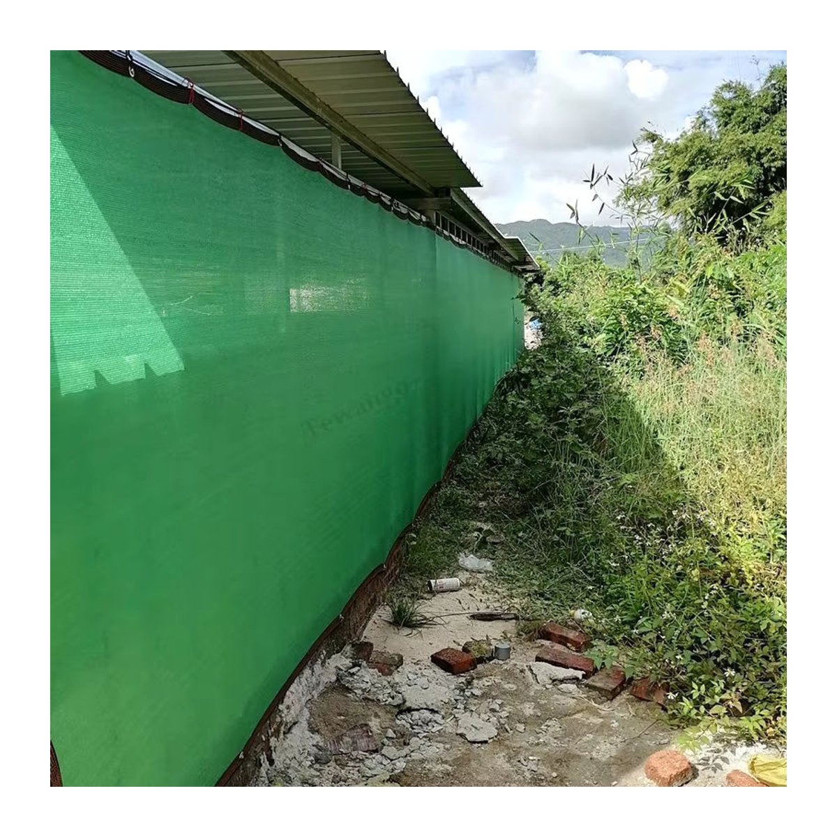 Tewango Sonnenschutznetz für Gewächshaus und Pavillon, 45% Schattierung, Grün, HDPE Anti-UV-Netz - Bild 3