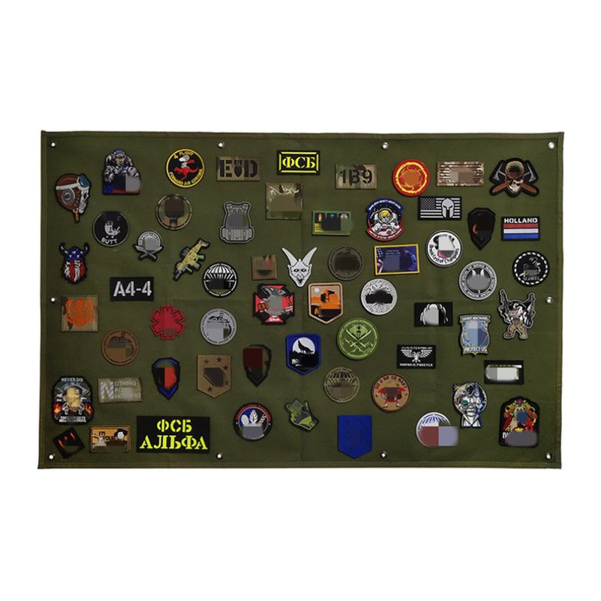 Textil Patch in Grün für Militär-Fans zur Wandmontage und als Abzeichen - Bild 1