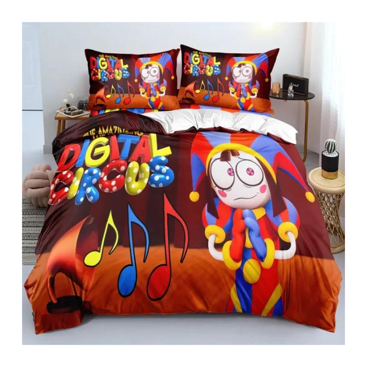 THE AMAZING DIGITAL CIRCUS Cartoon-Bettwäscheset von Binchi Outdoor Product, mehrfarbig, B/H: 140 x 210 cm - Bild 2