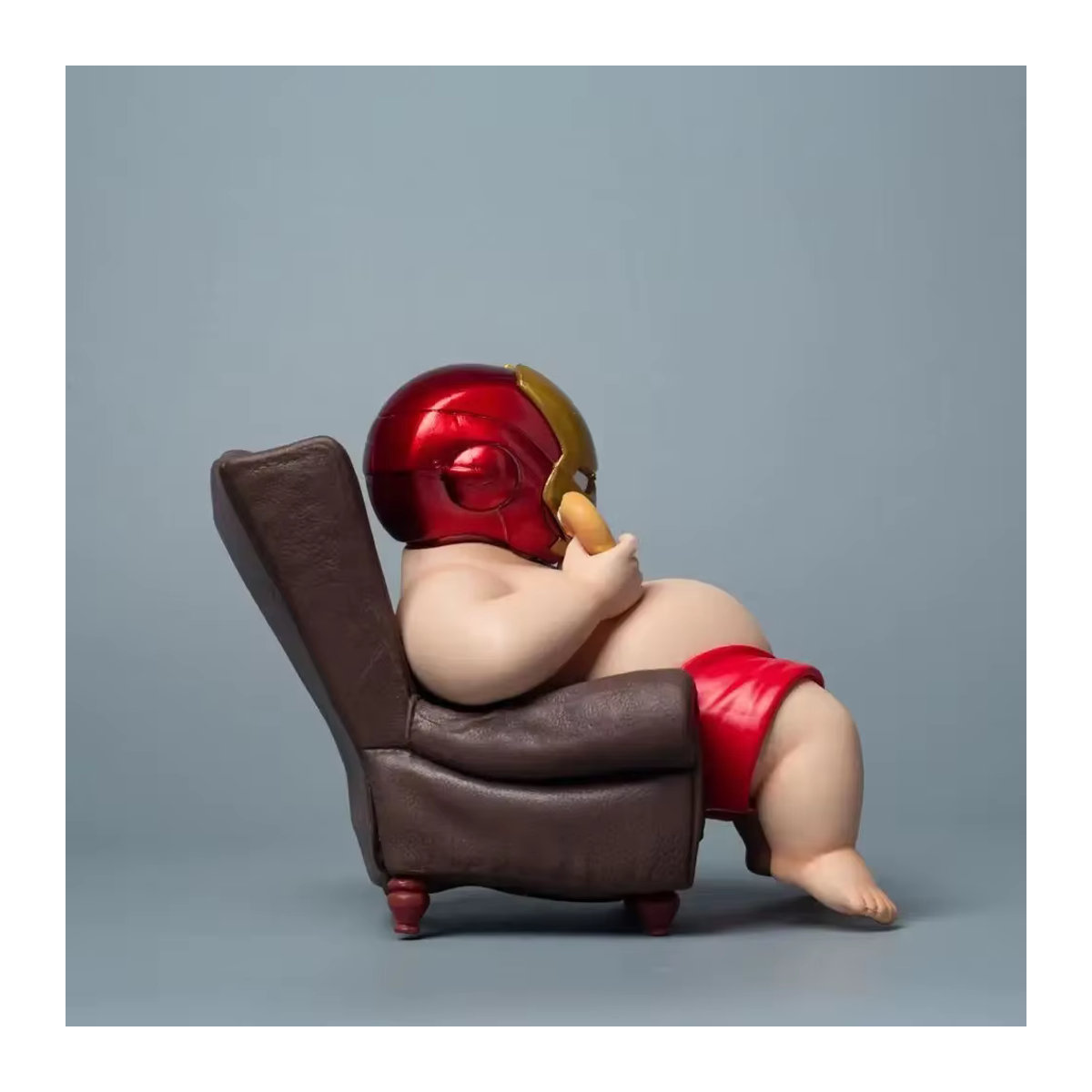 The Avengers Iron Man Fat Boy Figur als niedliche Anime Action Collection Dekoration für Schreibtisch und Auto, mehrfarbig, Höhe: 12 cm - Bild 5