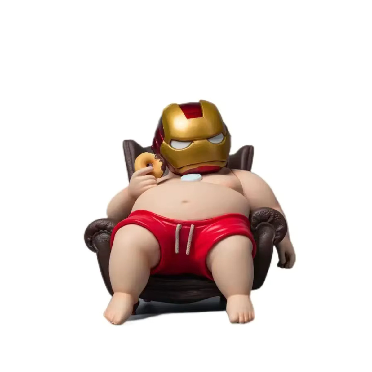 The Avengers Iron Man Fat Boy Figur als niedliche Anime Action Collection Dekoration für Schreibtisch und Auto, mehrfarbig, Höhe: 12 cm - Bild 6