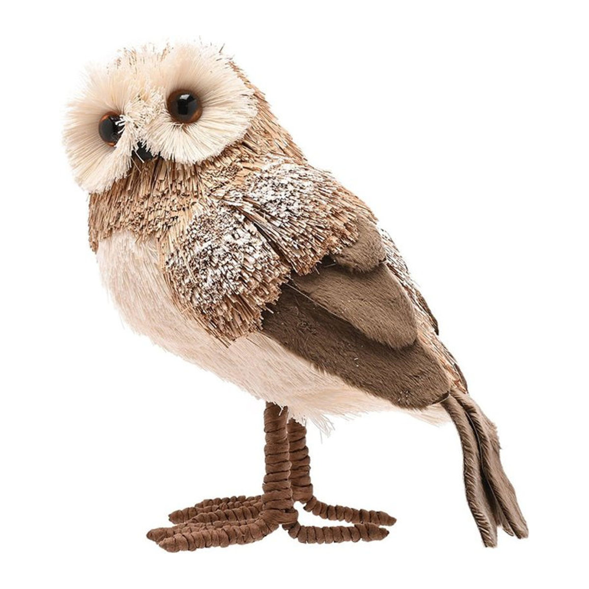 The Christmas Gift Co. Stro Uil Dekoration in Braun im skandinavischen Stil - Bild 1