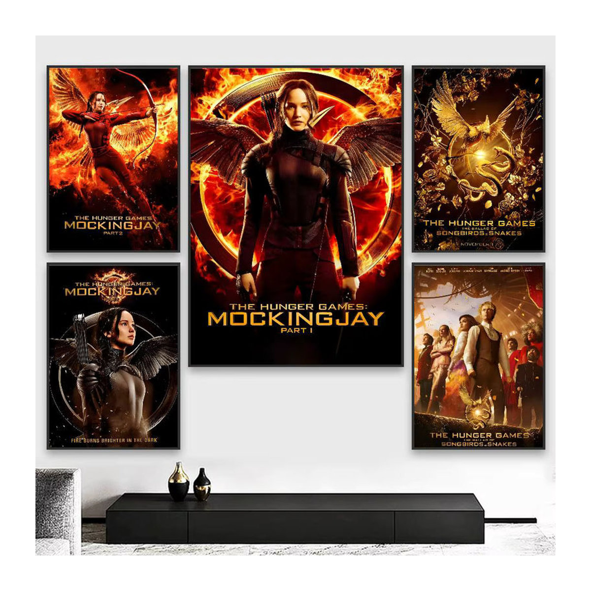 The Hunger Games Porträt Wandposter, mehrfarbig, rechteckig, Hochformat, wandmontiert und rahmenlos - Bild 2