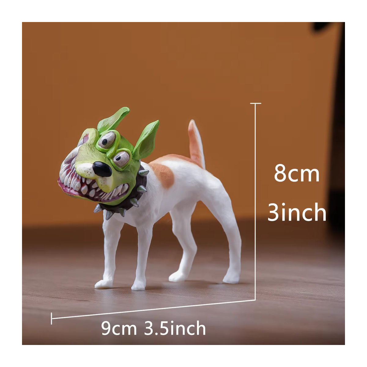 THE MASK Green-Faced Dog Anime Figur aus Kunstharz in Grün - Bild 2