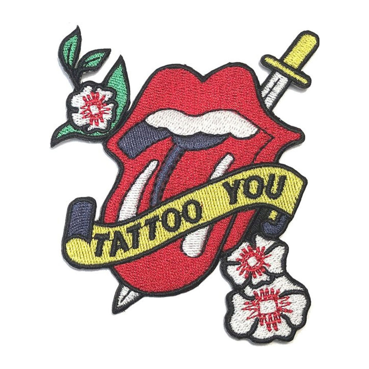 The Rolling Stones Tattoo You Textil-Patch quadratisch mehrfarbig - Bild 1