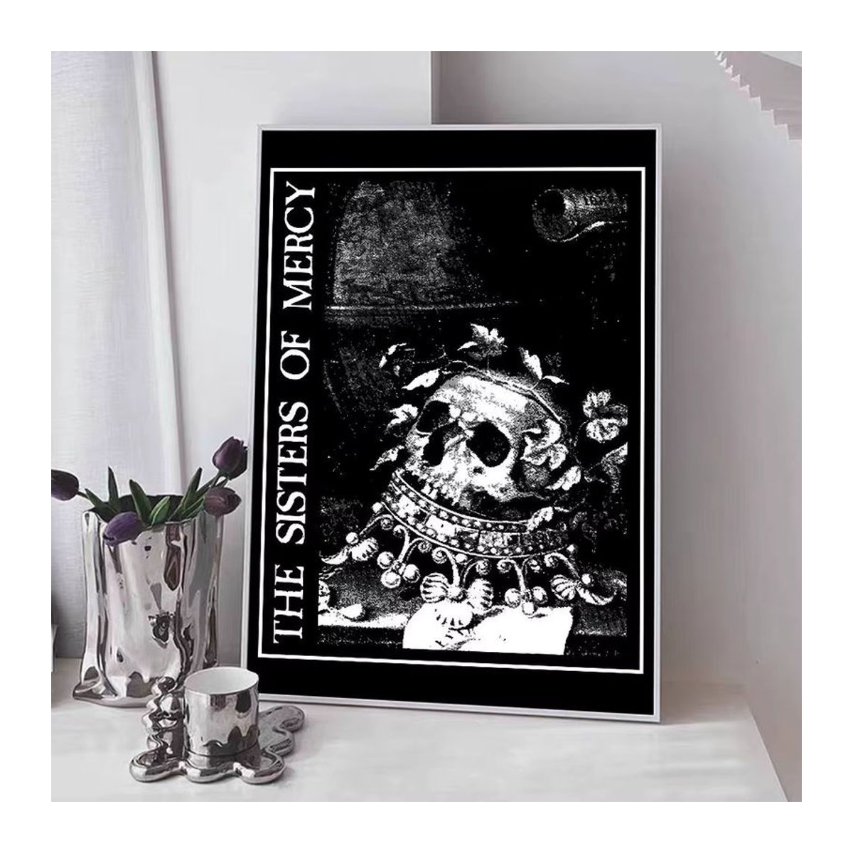 The Sisters of Mercy Porträt Poster in Schwarz als Wanddekoration aus Papier - Bild 6