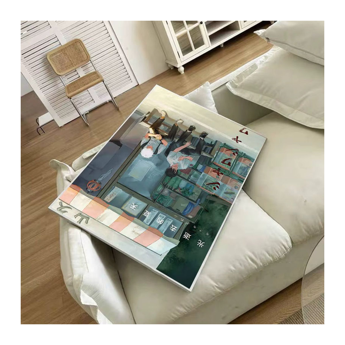 The Summer Hikaru Died Anime Poster als mehrfarbige Wanddekoration aus Papier in Hochformat - Bild 3