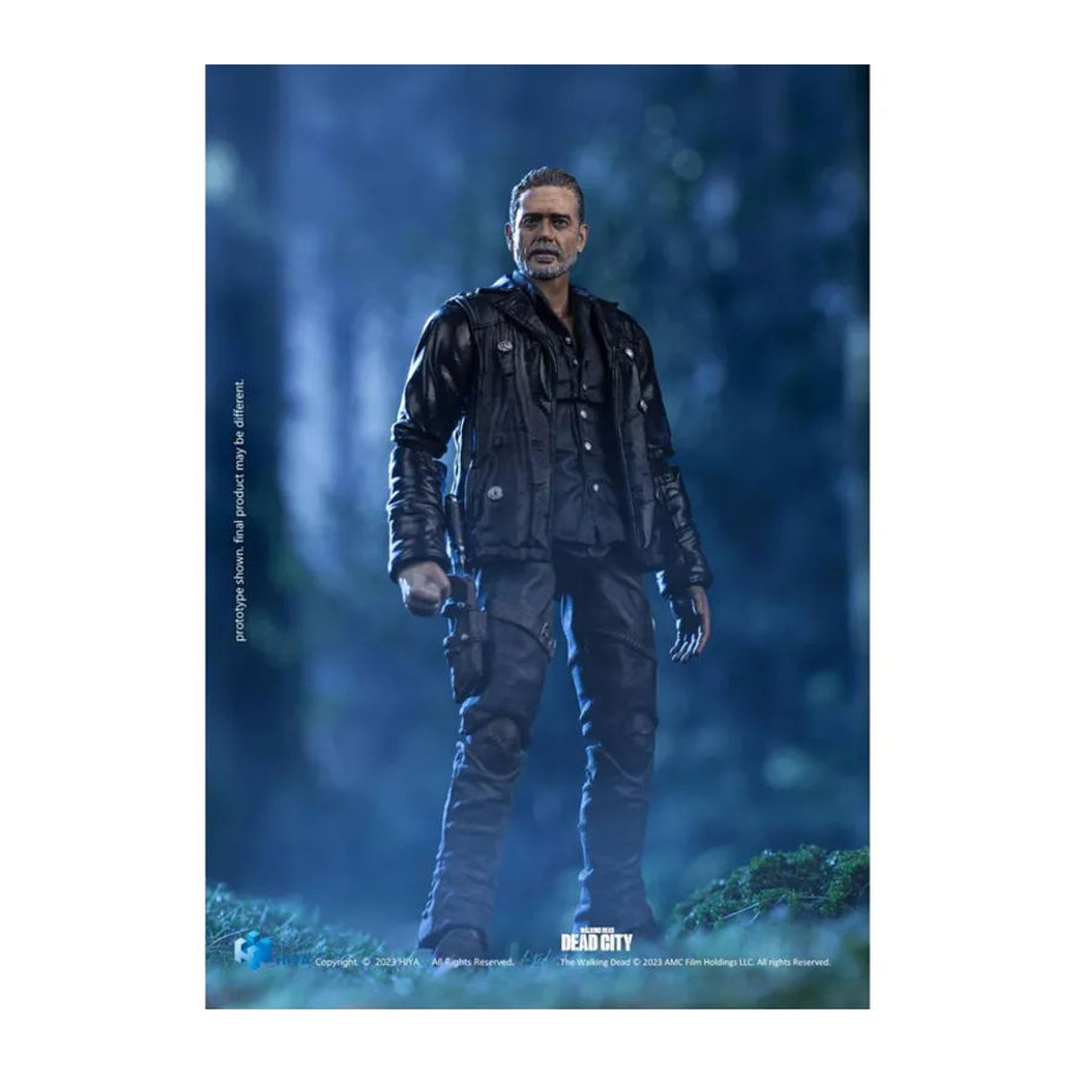 The Walking Dead Negan Actionfigur von Salut Jouets in Schwarz aus Kunststoff - Bild 2