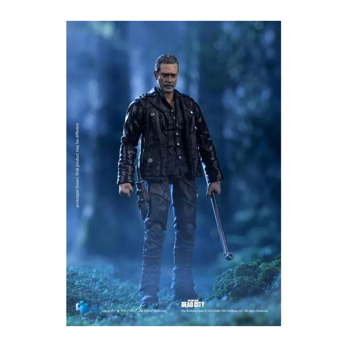 The Walking Dead Negan Actionfigur von Salut Jouets in Schwarz aus Kunststoff - Bild 3