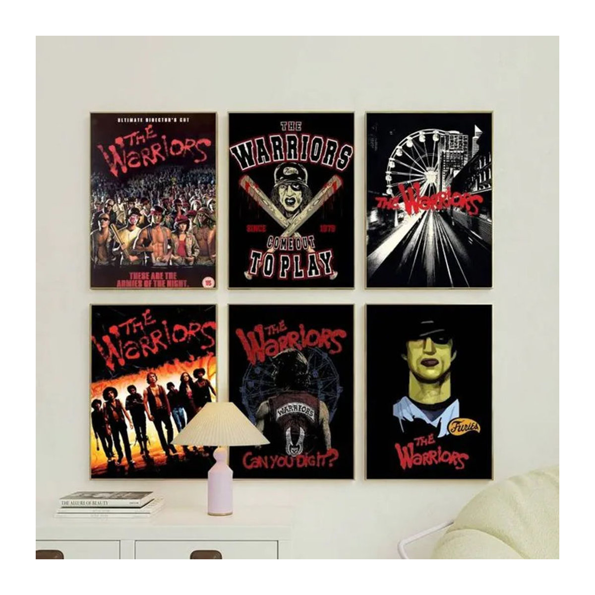 The Warriors Vintage Poster-Aufkleber von Rastar, mehrfarbig, wasserfester Papier-Wandaufkleber für deine Wanddekoration - Bild 1