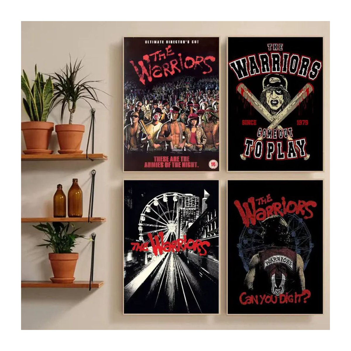 The Warriors Vintage Poster-Aufkleber von Rastar, mehrfarbig, wasserfester Papier-Wandaufkleber für deine Wanddekoration - Bild 2