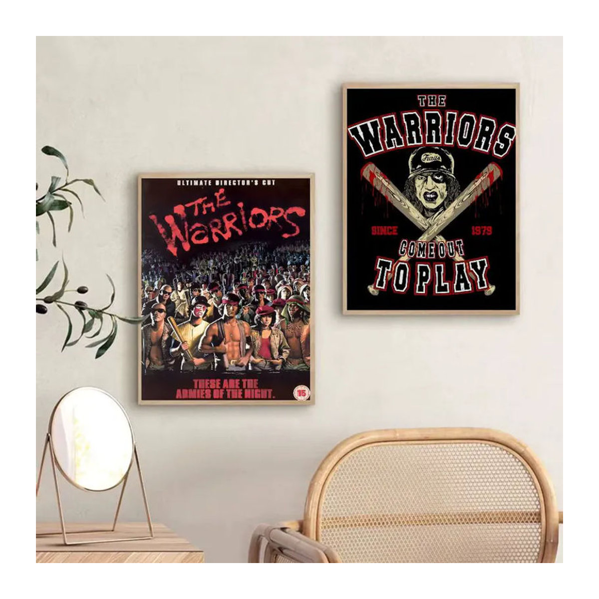 The Warriors Vintage Poster-Aufkleber von Rastar, mehrfarbig, wasserfester Papier-Wandaufkleber für deine Wanddekoration - Bild 5