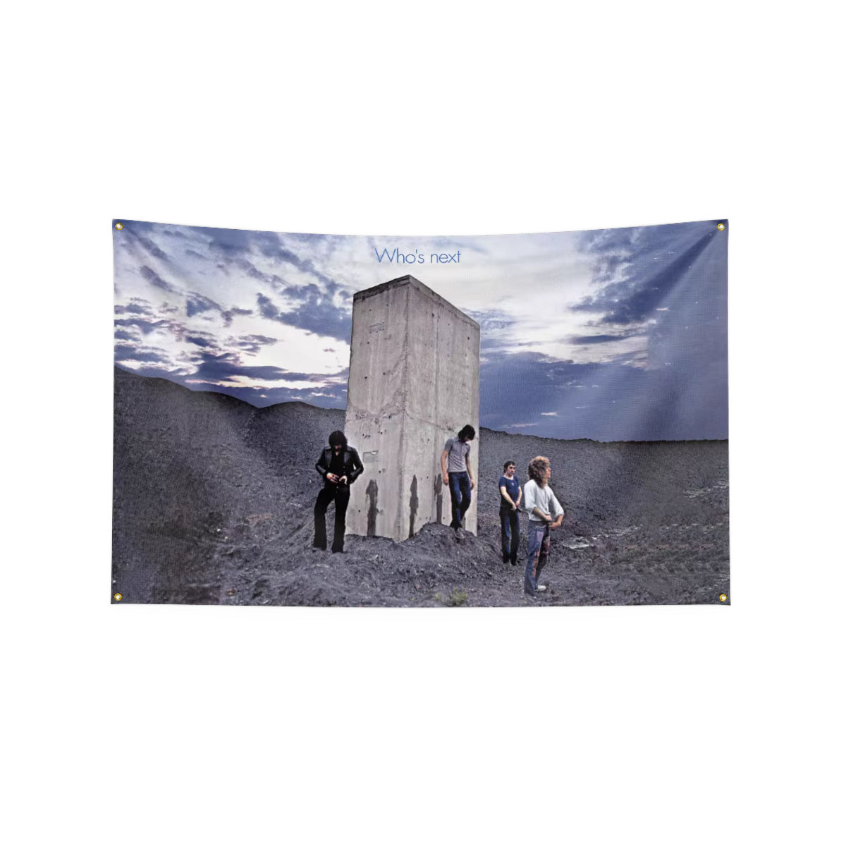The Who Rockband Flagge aus Polyester mit Digitaldruck als Wandkunst und Tapisserie, Mehrfarbig, B/H: 91,44 x 60 cm - Bild 4