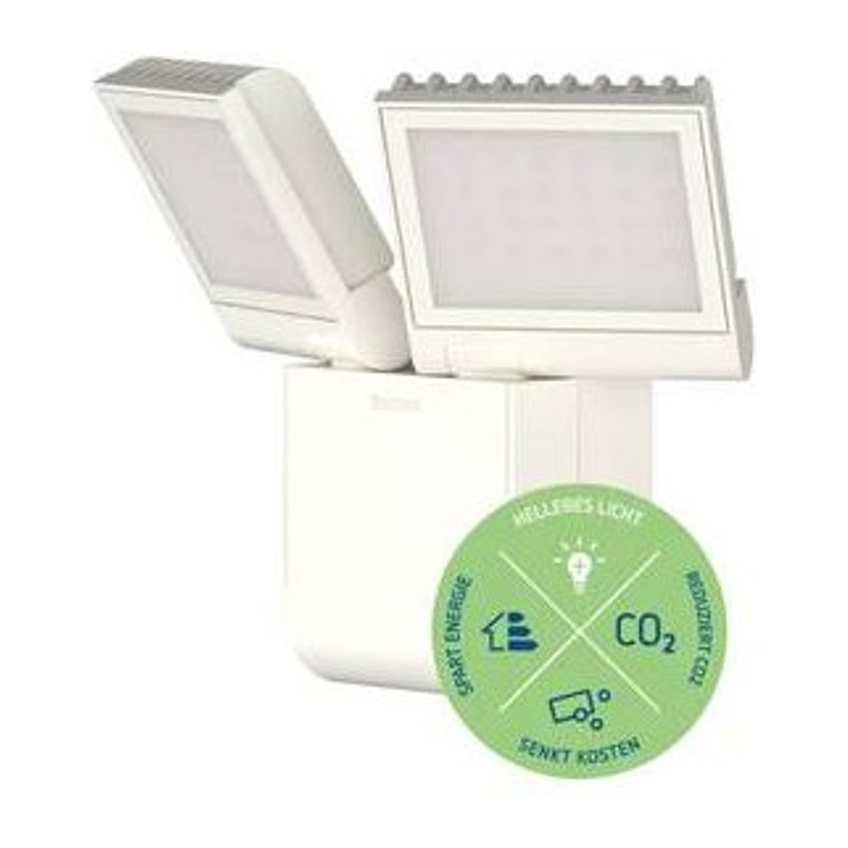 Theben theLeda S17-100L WH 1020602 LED-Außenwandleuchte in Weiß mit neutralweißem Licht - Bild 1