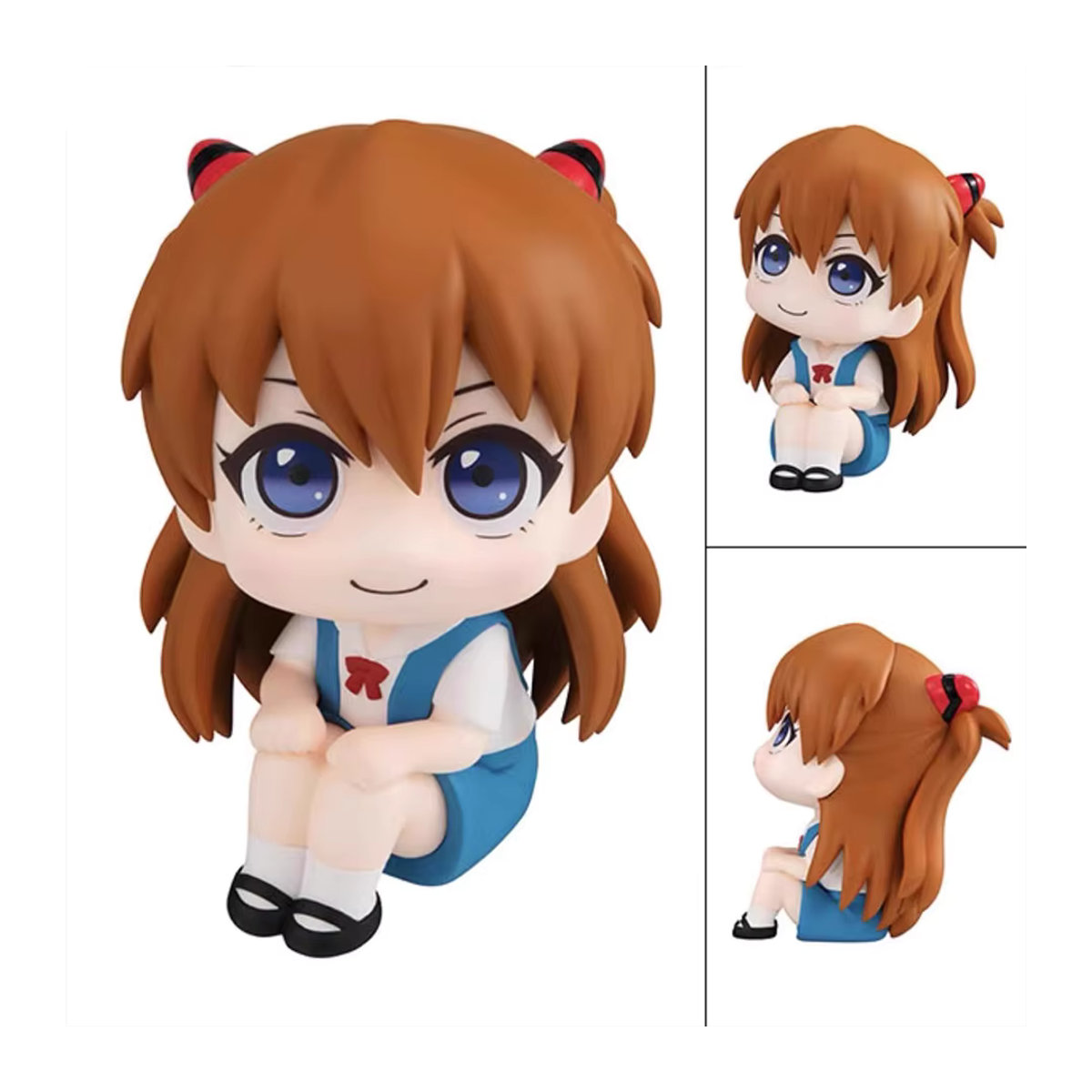TheEVA Anime Evangelion Ayanami Rei und Asuka Langley Look Up Figur, Sitzendes Modell aus PVC, mehrfarbig, Höhe: 10 cm - Bild 6