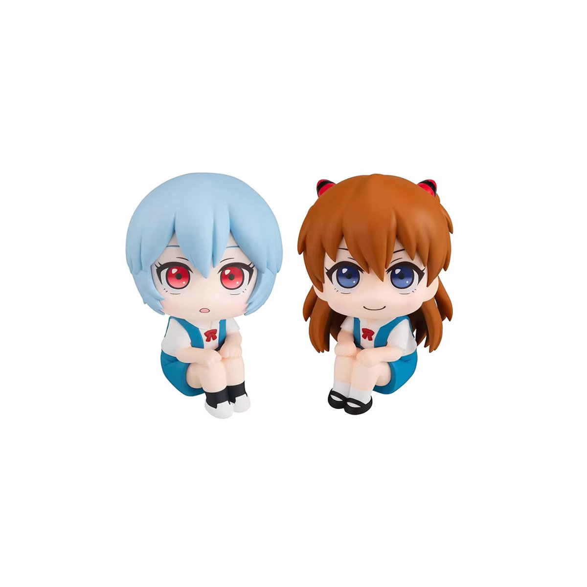 TheEVA Anime Evangelion Ayanami Rei und Asuka Langley Look Up Figur, Sitzendes Modell aus PVC, mehrfarbig, Höhe: 10 cm - Bild 7