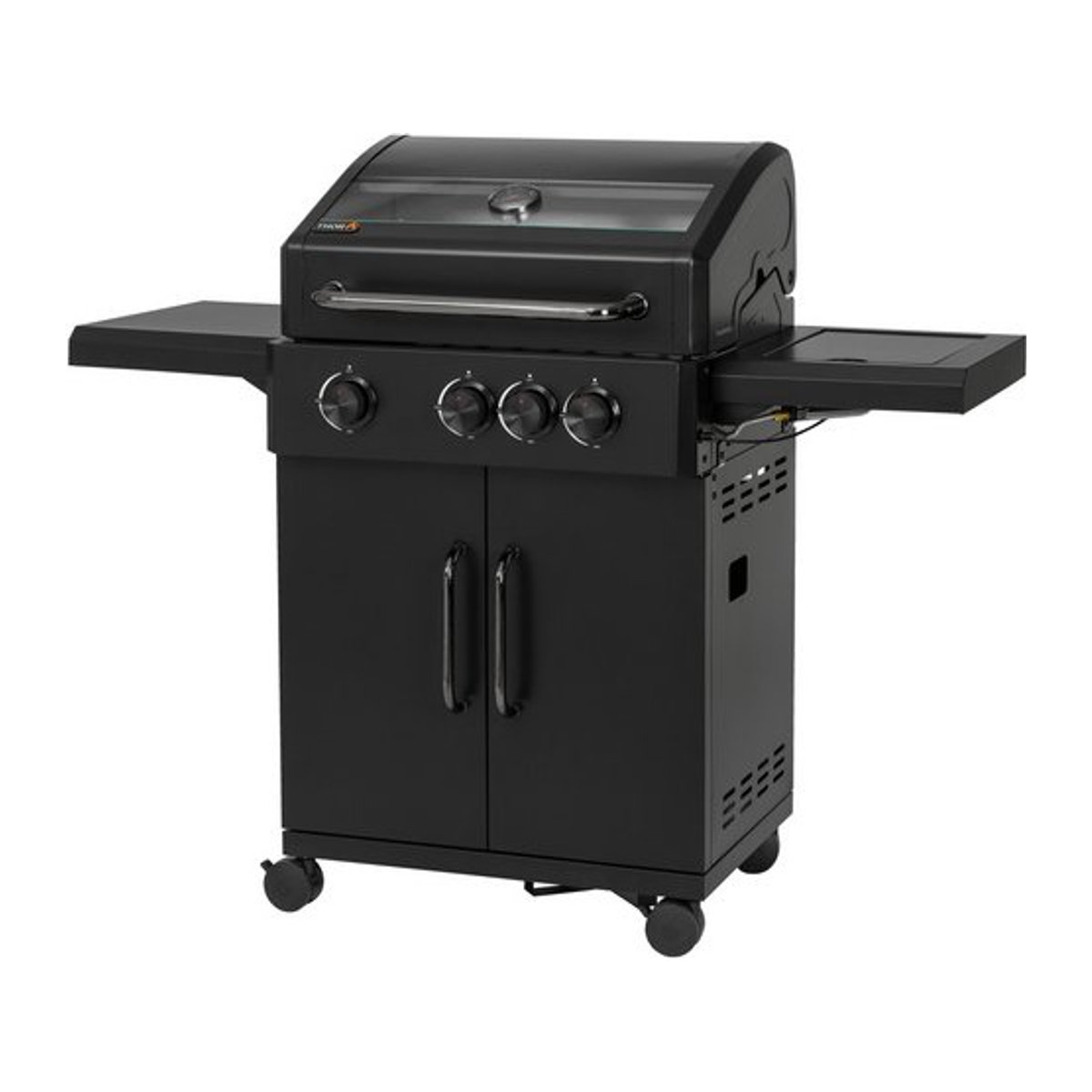 THOR Gasgrill Minnesota 3 in Schwarz mit 3 Brennern und pulverbeschichteten Oberflächen - Bild 1