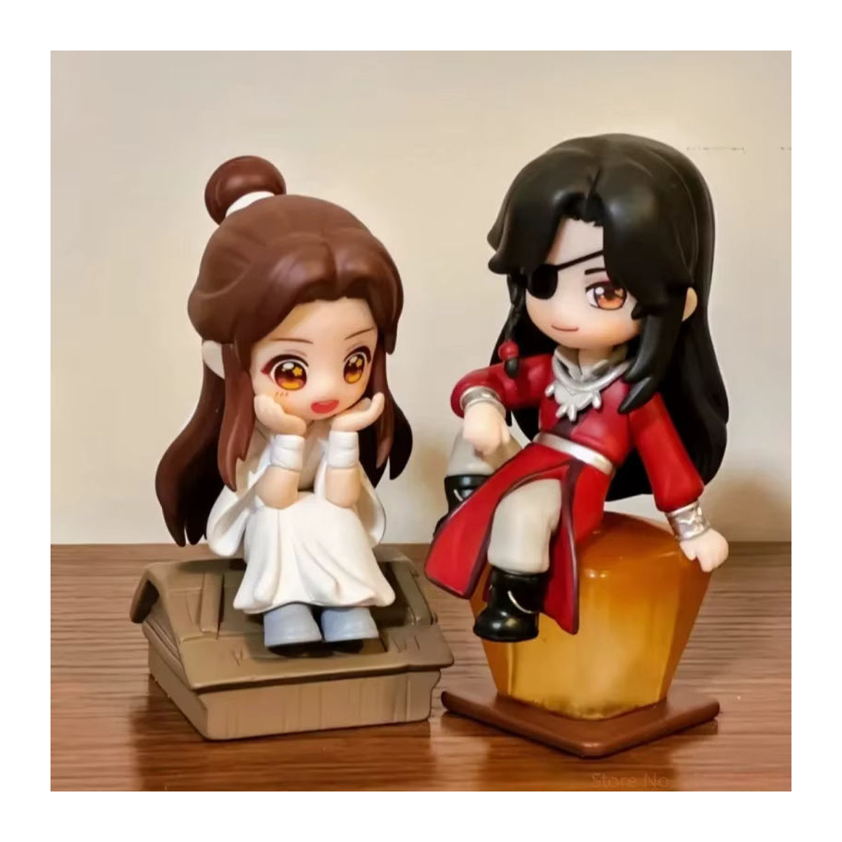 Tian Guan Ci Fu Anime Blind Box Figuren Serie Xielian und Huacheng Modell Puppen aus Kunststoff in Mehrfarbig - Bild 3