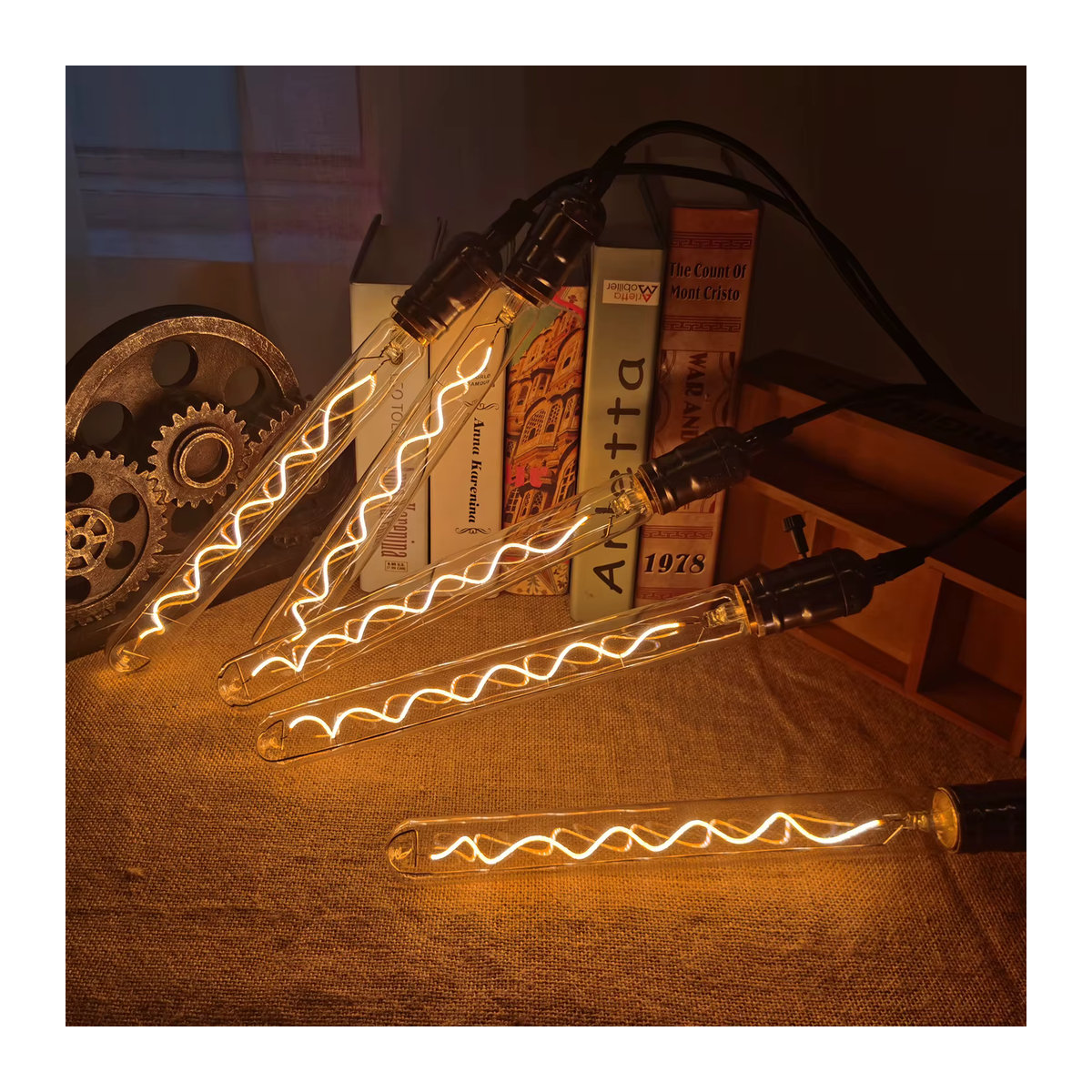 TIANFAN Vintage E27 Edison LED-Filament Glühbirne Retro Design Dimmbar 4 W - Bild 3