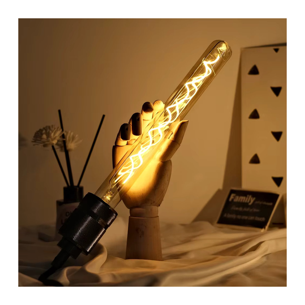 TIANFAN Vintage E27 Edison LED-Filament Glühbirne Retro Design Dimmbar 4 W - Bild 5