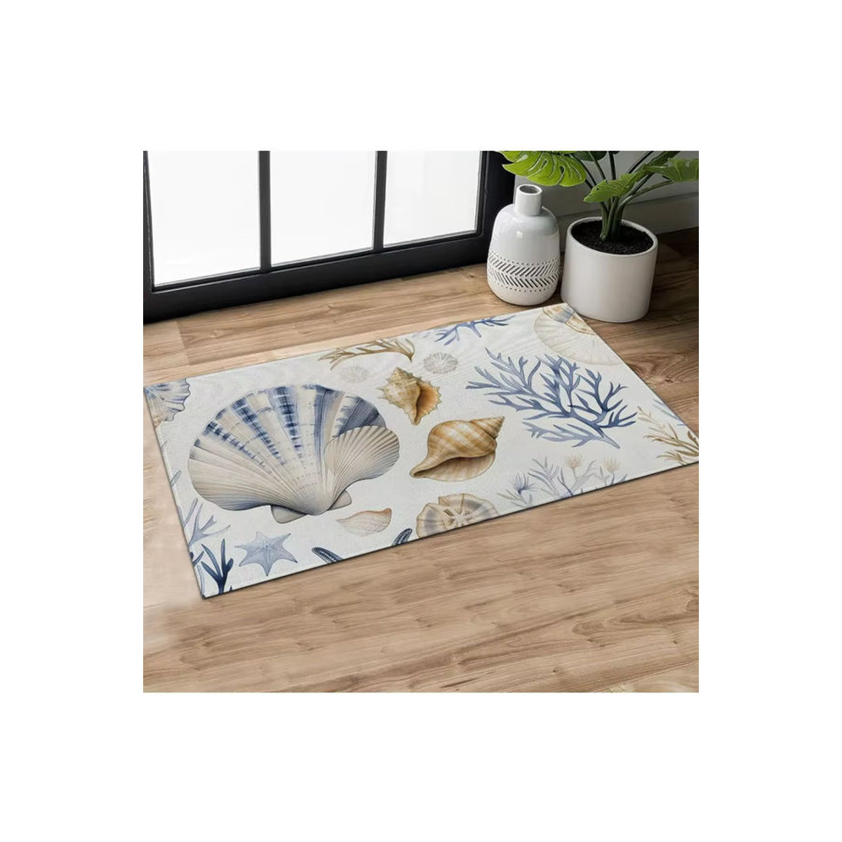 Tianluo Rutschfeste Bodenmatte in Mehrfarbig mit Print für Wohnzimmer, Küche und Schlafzimmer - Bild 2