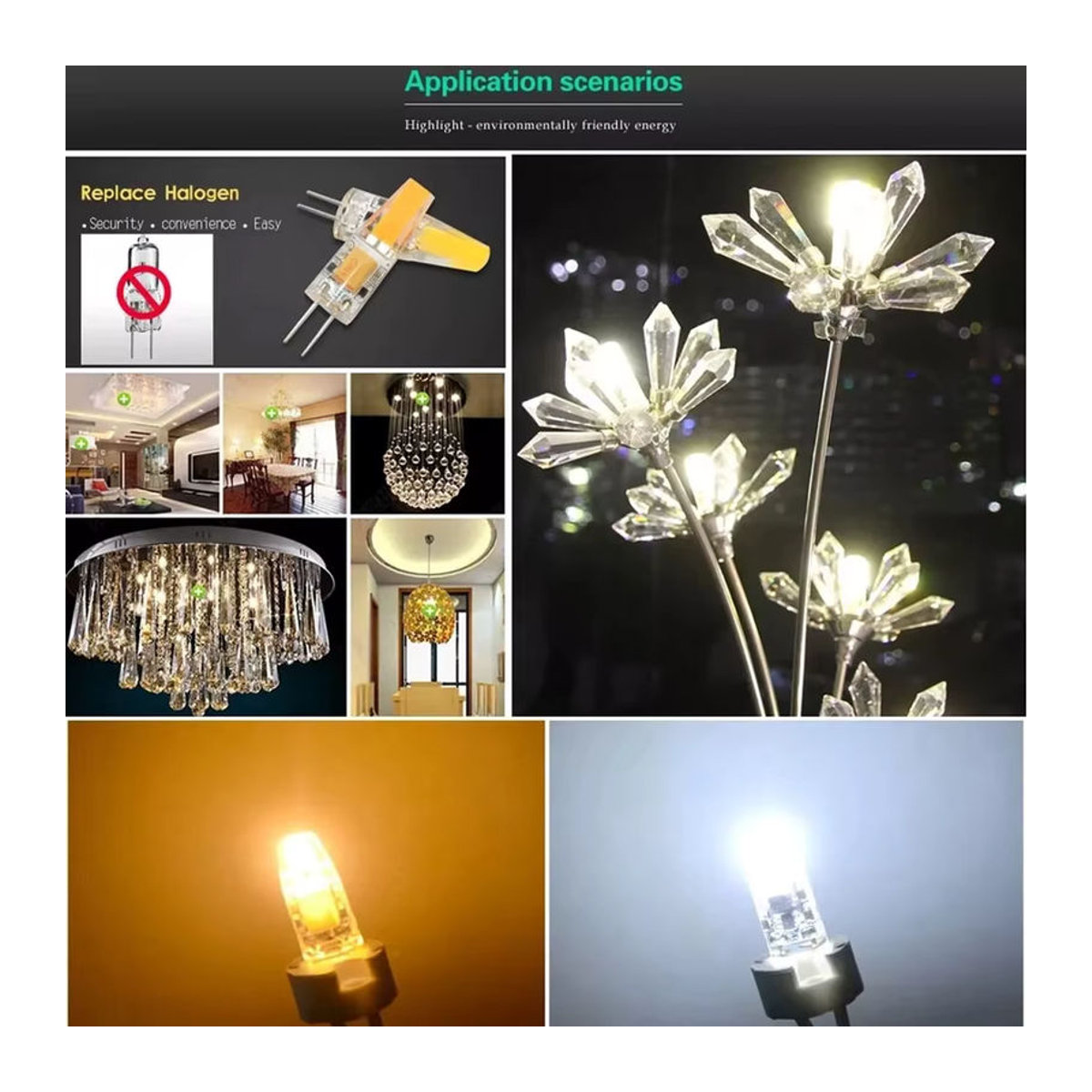TiaoChongYi G4 LED-Lampe dimmbar AC/DC 12 V COB-LED-Mini-Birne mit 360 Grad Abstrahlwinkel als Halogenersatz - Bild 4