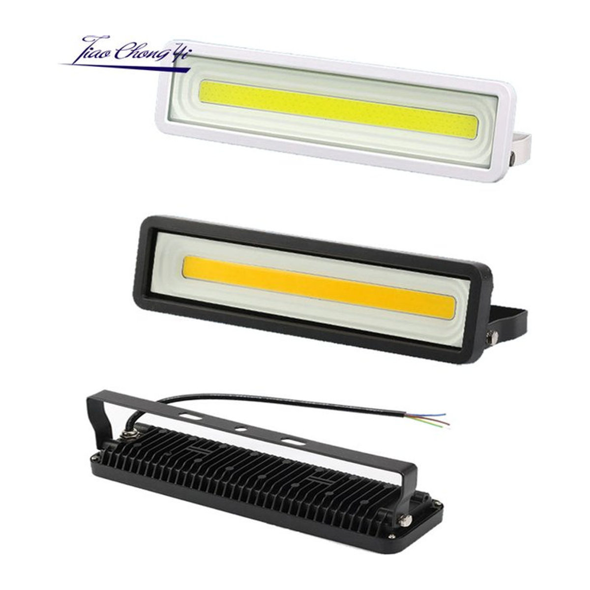 TiaoChongYi LED Außenstrahler 50W IP66 wasserdicht in Weiß - Bild 1