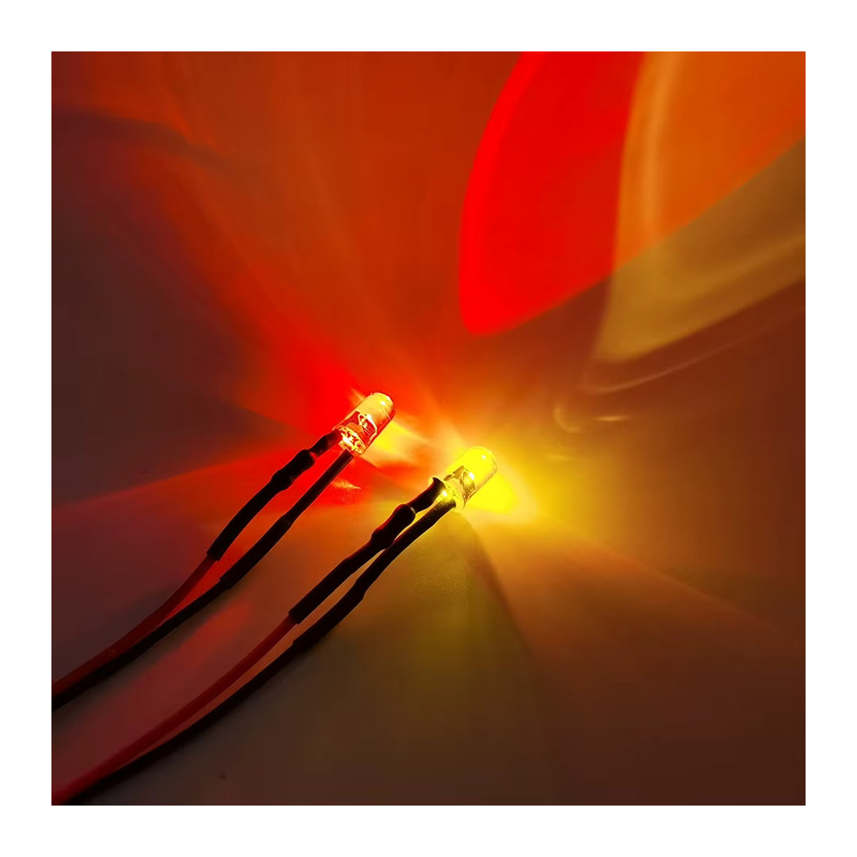 TiaoChongYi LED-Kerze mit Flackereffekt, 5 mm, mehrfarbig, 20 cm, zylindrisch aus Kunststoff - Bild 3