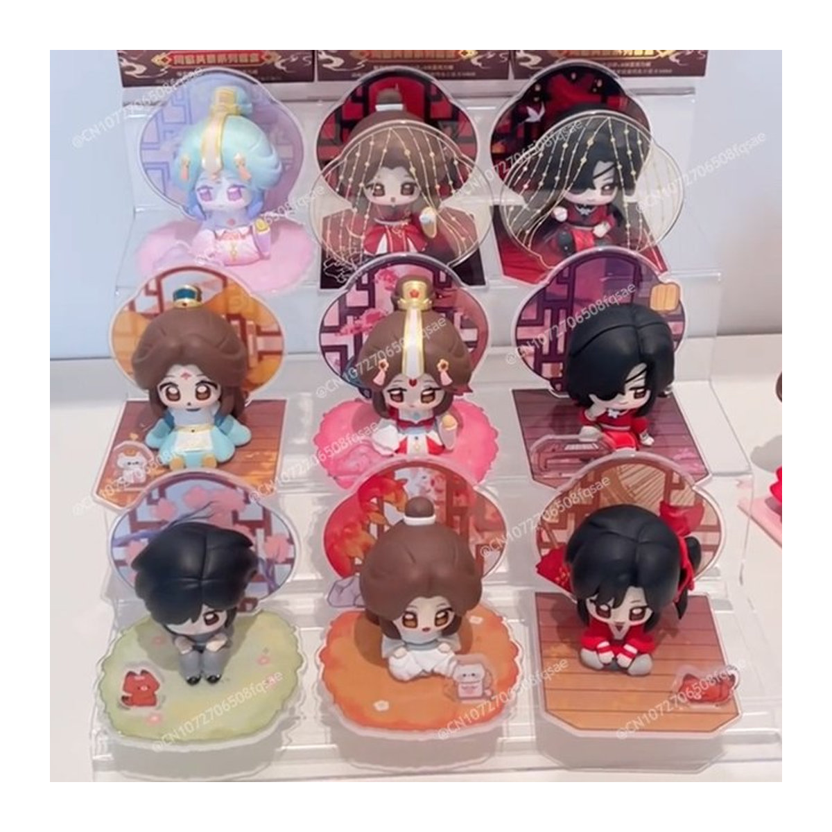 Ticify Tian Guan Ci Fu Heaven Official's Blessing Blind Box Mystery Box mit Hua Cheng und Xie Lian Figuren, mehrfarbig - Bild 1
