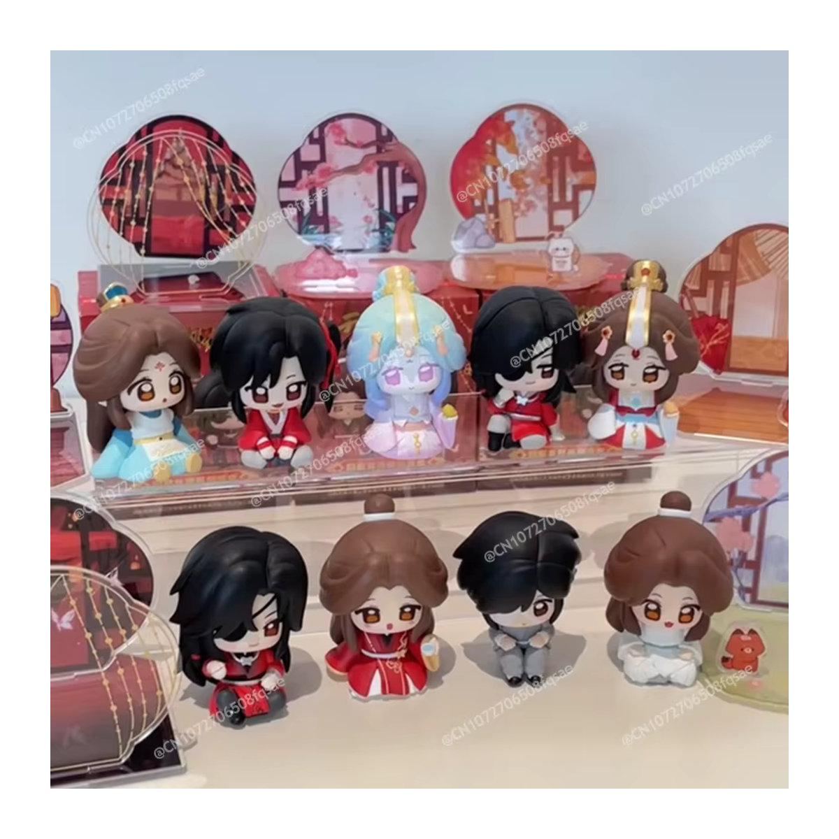 Ticify Tian Guan Ci Fu Heaven Official's Blessing Blind Box Mystery Box mit Hua Cheng und Xie Lian Figuren, mehrfarbig - Bild 2